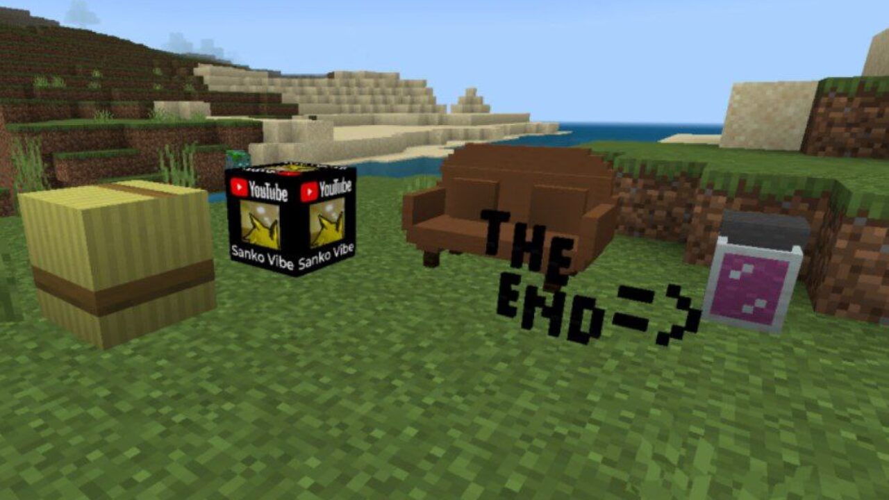 Blocks from Sanko Rooms Mod for Minecraft PE