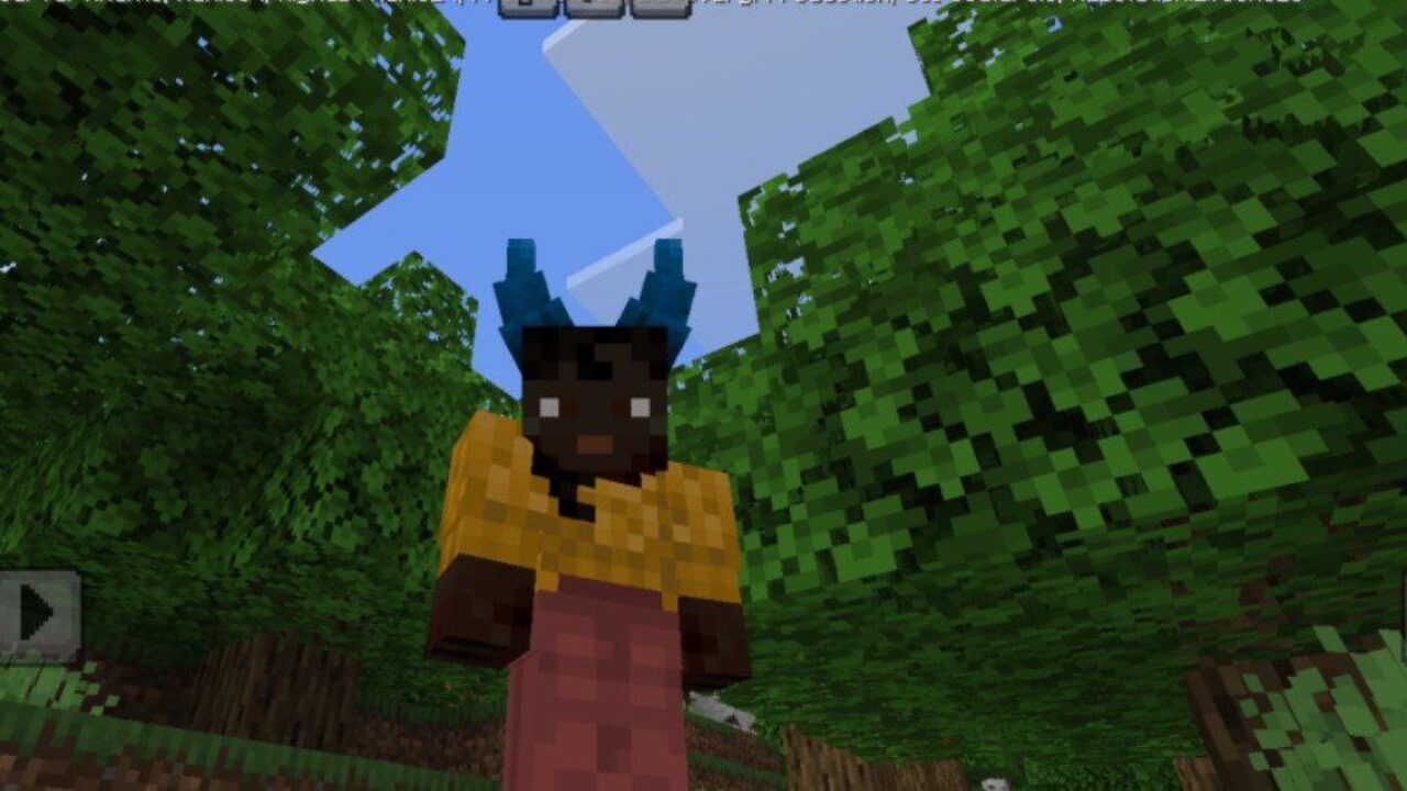 Blue from Colored Horns Mod for Minecraft PE