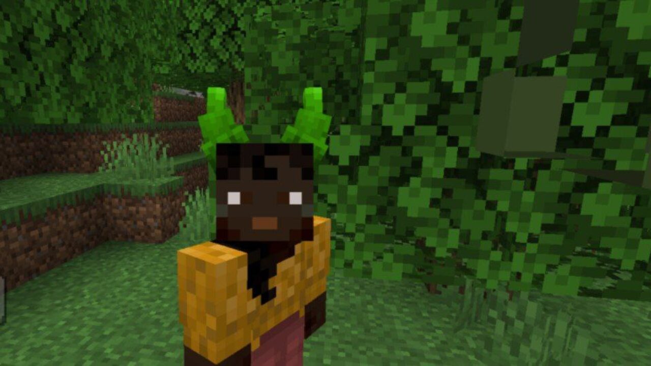 Green from Colored Horns Mod for Minecraft PE