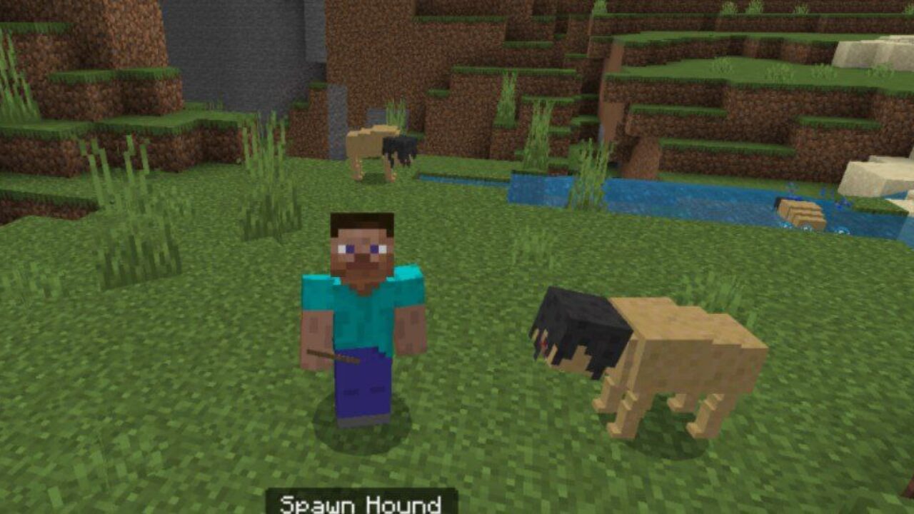 Hound from Sanko Rooms Mod for Minecraft PE