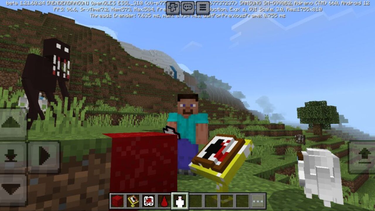 Items from The Man from the Fog Mod for Minecraft PE