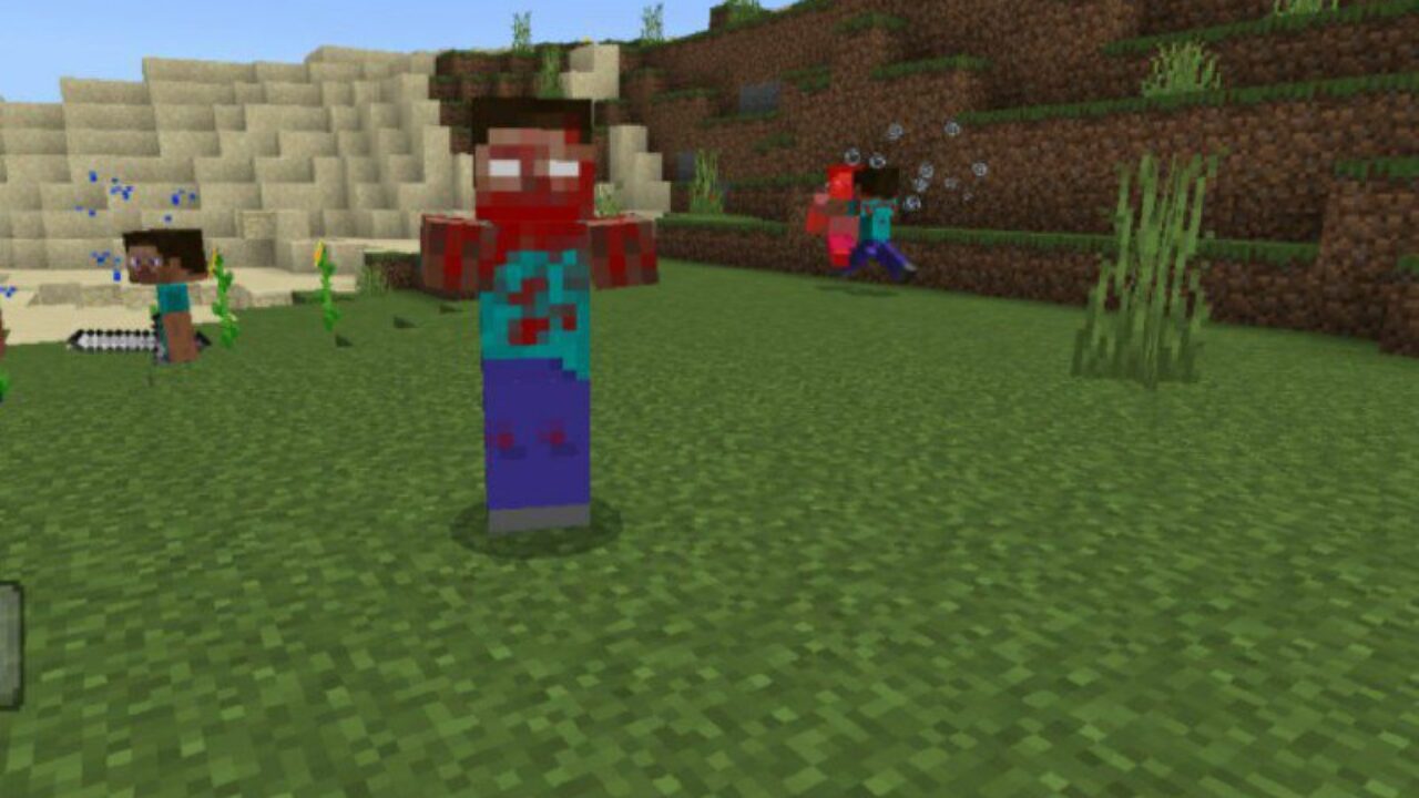 Monster from 28 Weeks Later Mod for Minecraft PE