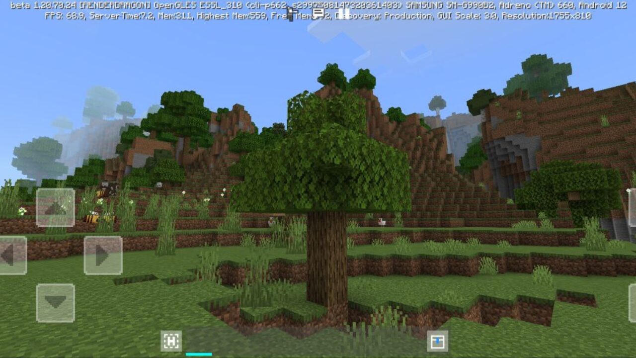 Nature from Cube Texture Pack for Minecraft PE