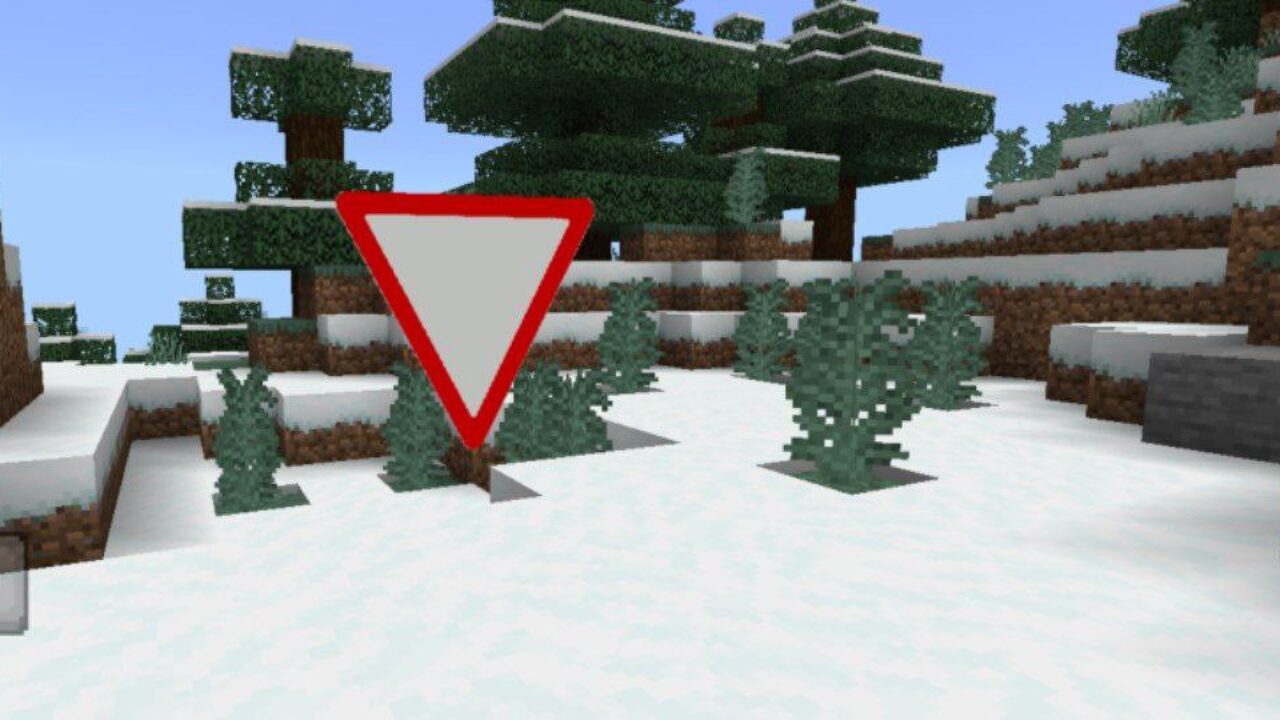 New Item from Road Signs Mod for Minecraft PE