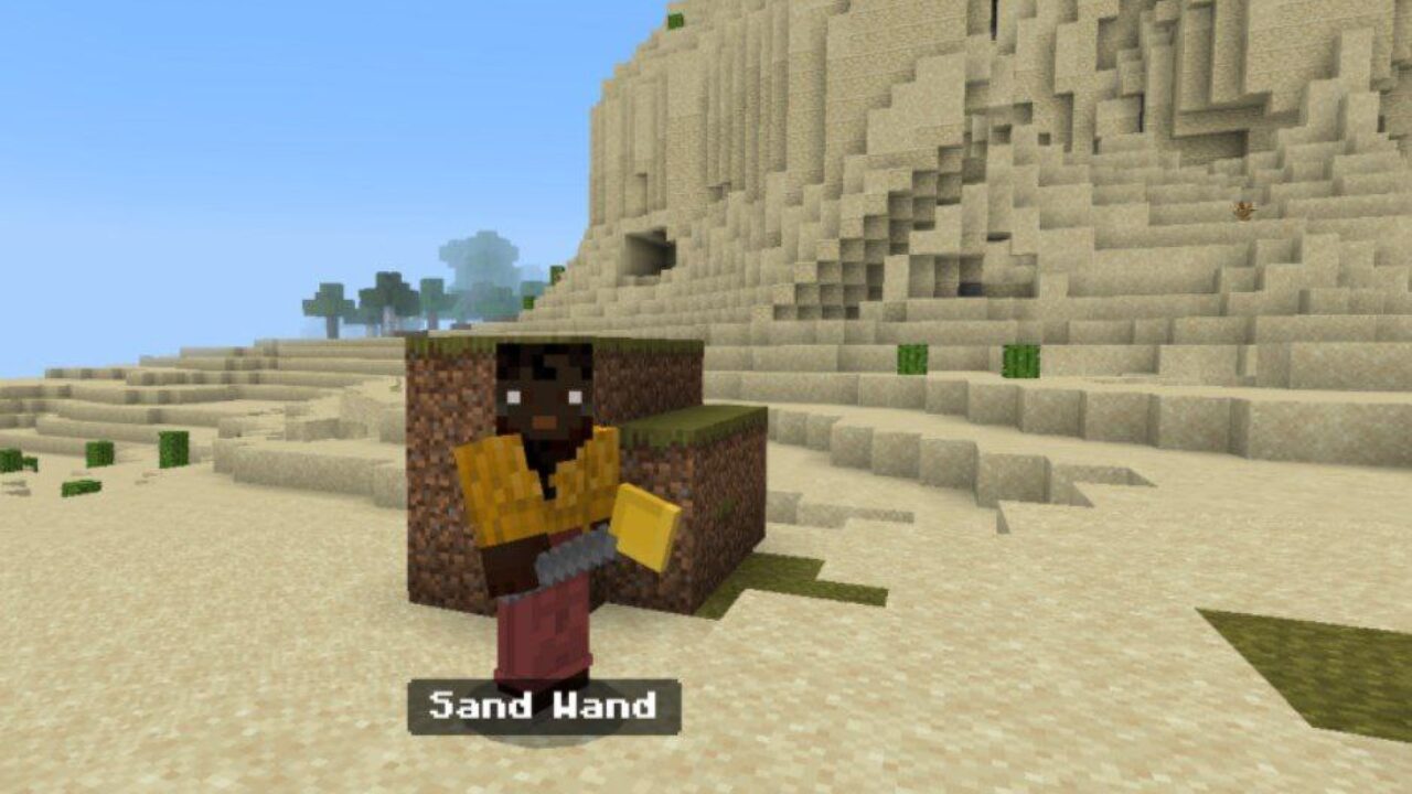 Sand from Path Builder Wand Mod for Minecraft PE