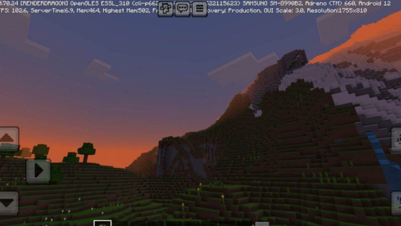 Sunset from Firewolf 3D Texture Pack for Minecraft PE