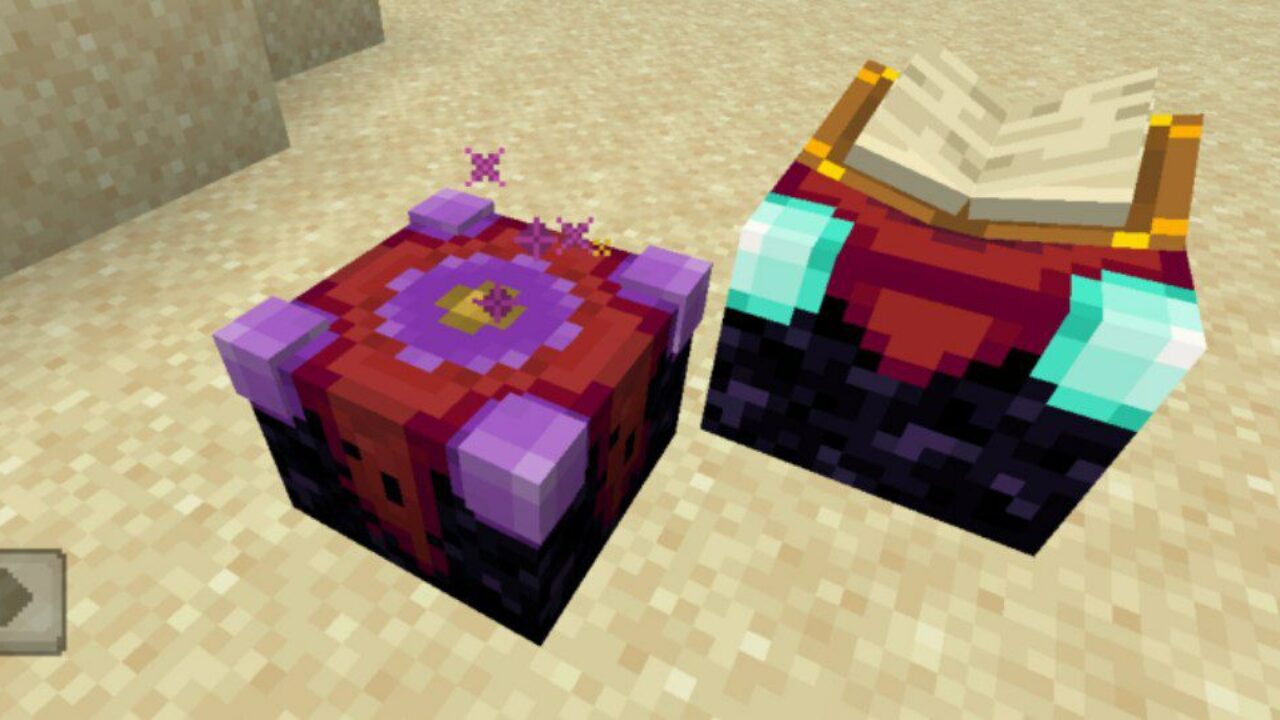 Tables from Disenchanter Table Mod for Minecraft PE