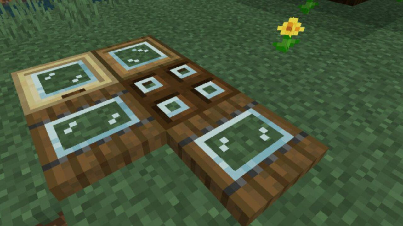 Trapdoors from Fragiles Texture Pack for Minecraft PE