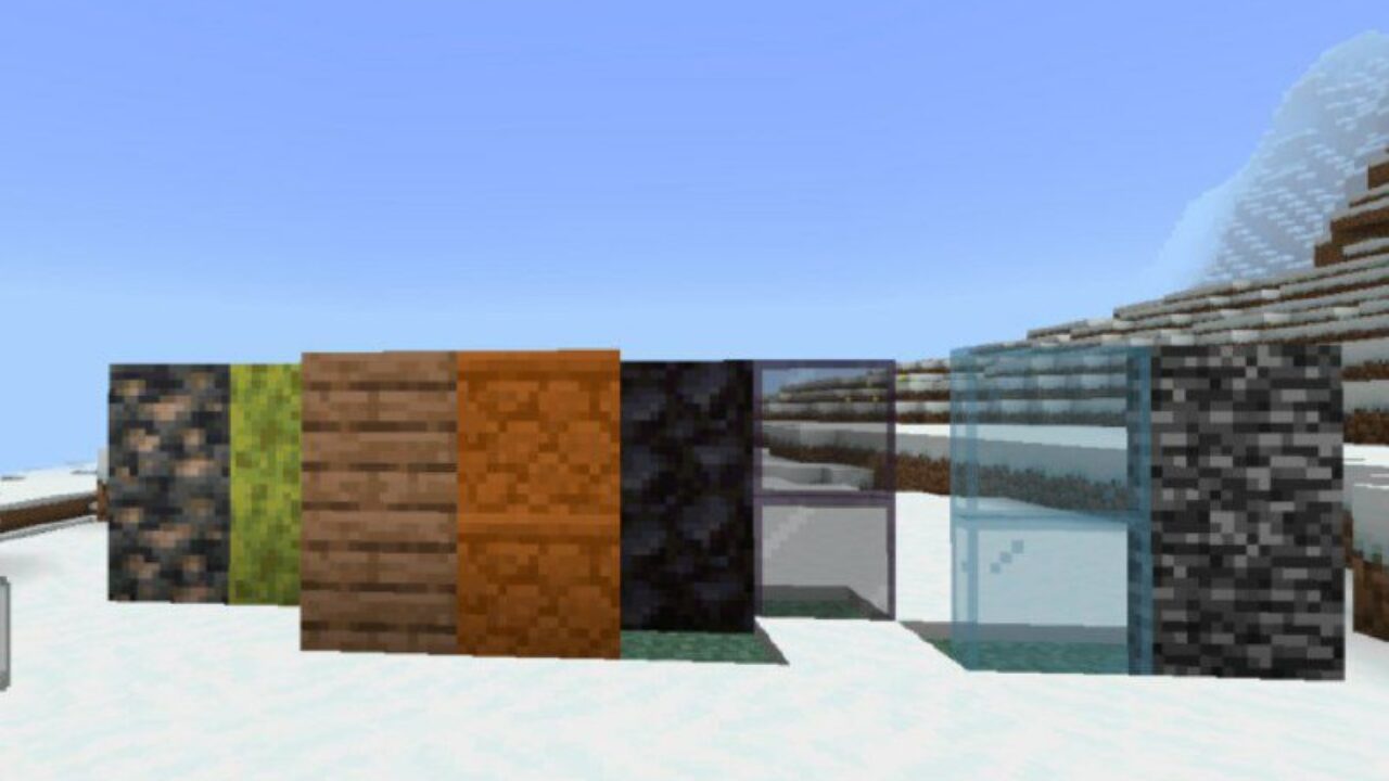 Camouflage Door Mod for Minecraft PE