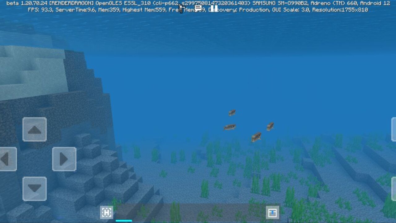 Water from Cube Texture Pack for Minecraft PE