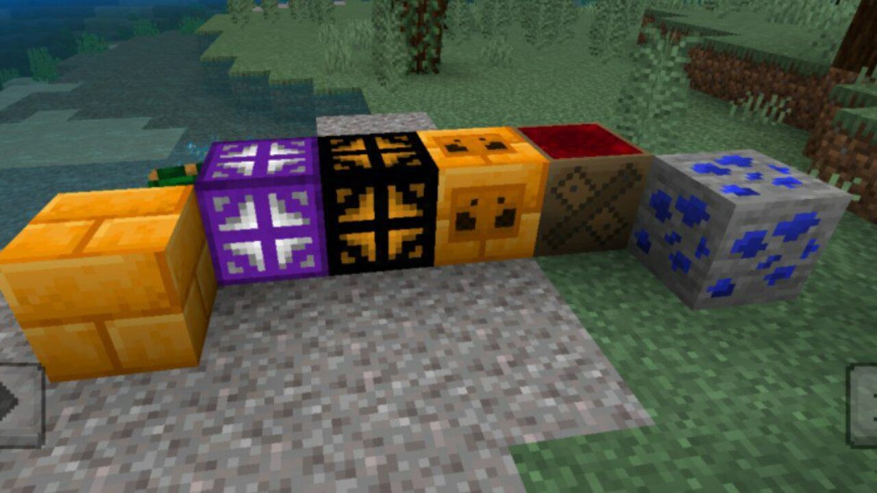 Blocks from Poke Fantasy Expansion Mod for Minecraft PE