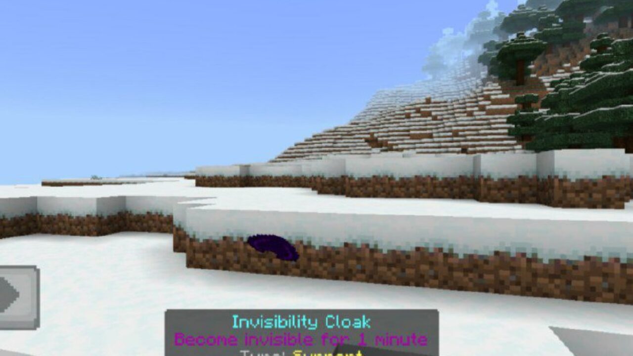 Cloak from Vanilla Artifacts Mod for Minecraft PE