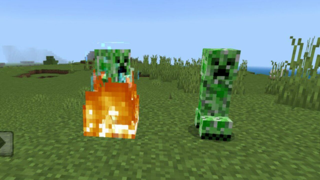 Creeper from MMSA Mod for Minecraft PE