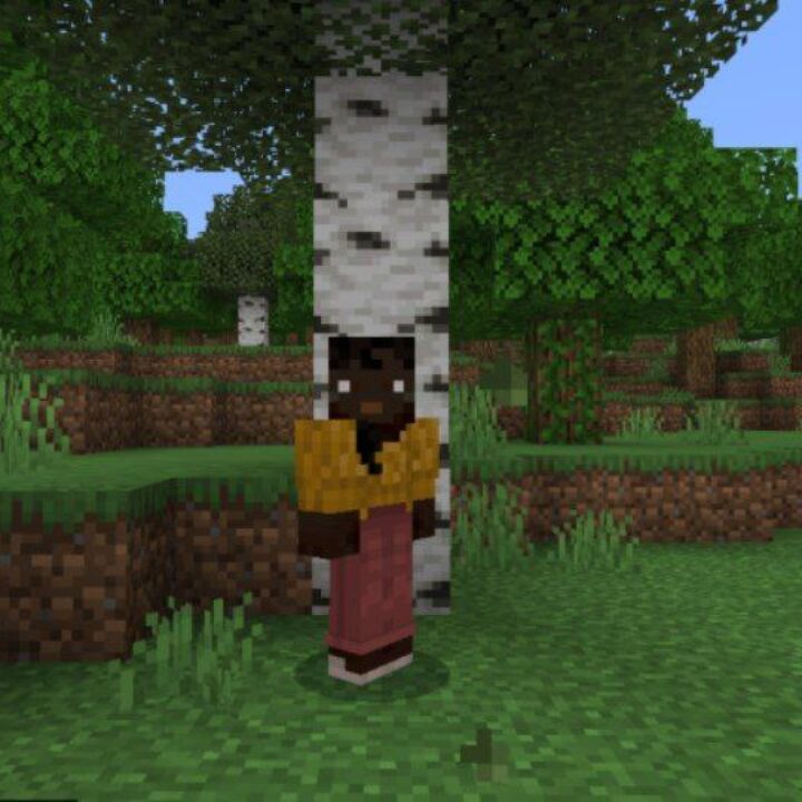 Fused Falling Leaves Mod for Minecraft PE