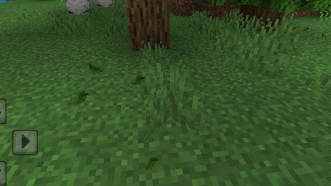 Grass from Fused Falling Leaves Mod for Minecraft PE