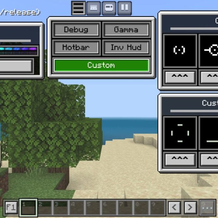 HUD Plus V2 Texture Pack for Minecraft PE