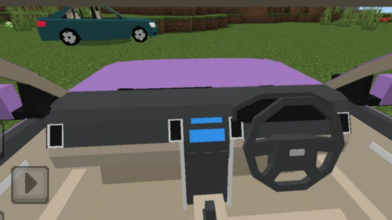 Inside from Hyundai Sonata Mod for Minecraft PE