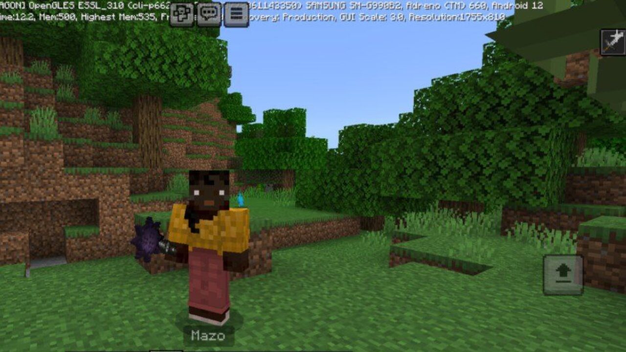 Terra Weapons Mod for Minecraft PE