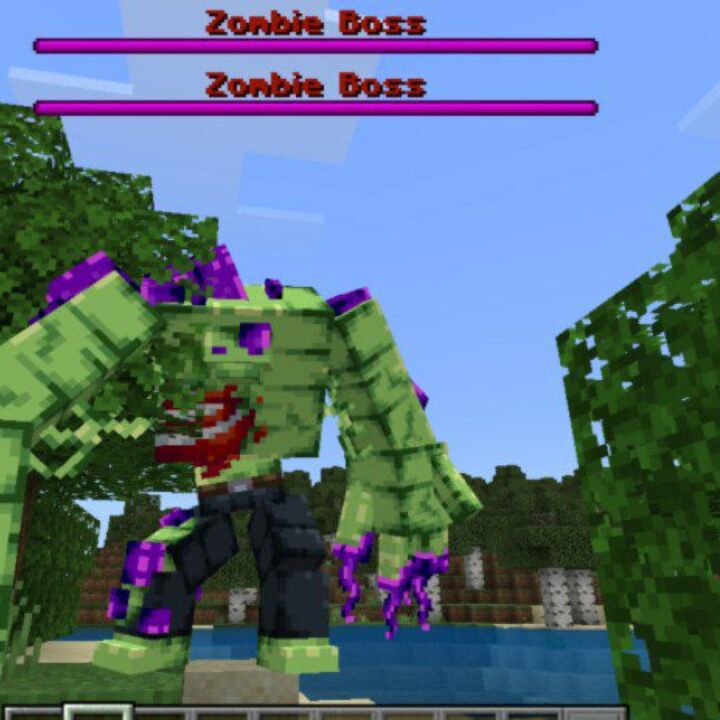 Zombie Boss Mod for Minecraft PE