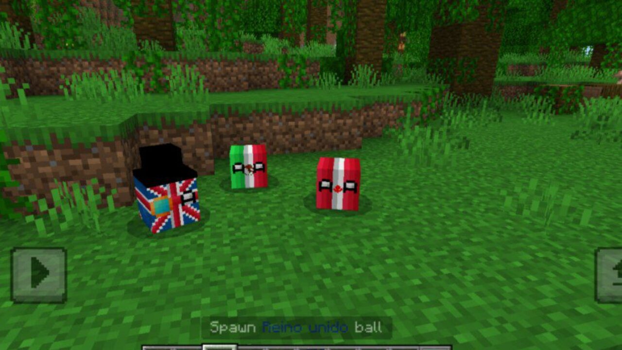 Balls from Italia Mod for Minecraft PE