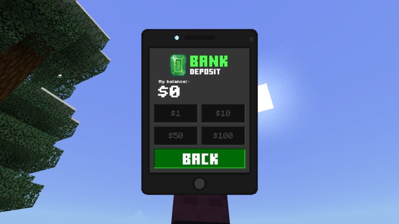 Bank from Smartphone Mod for Minecraft PE