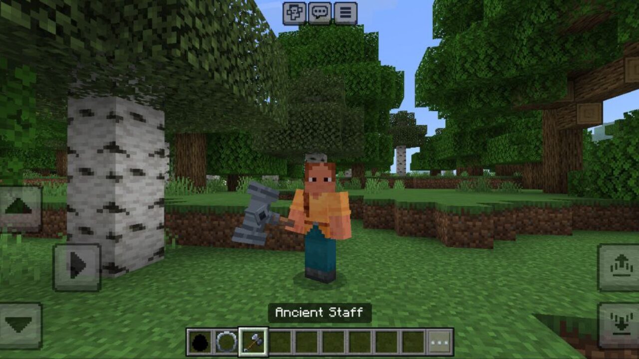 Weapon from Minotaur Boss Mod for Minecraft PE