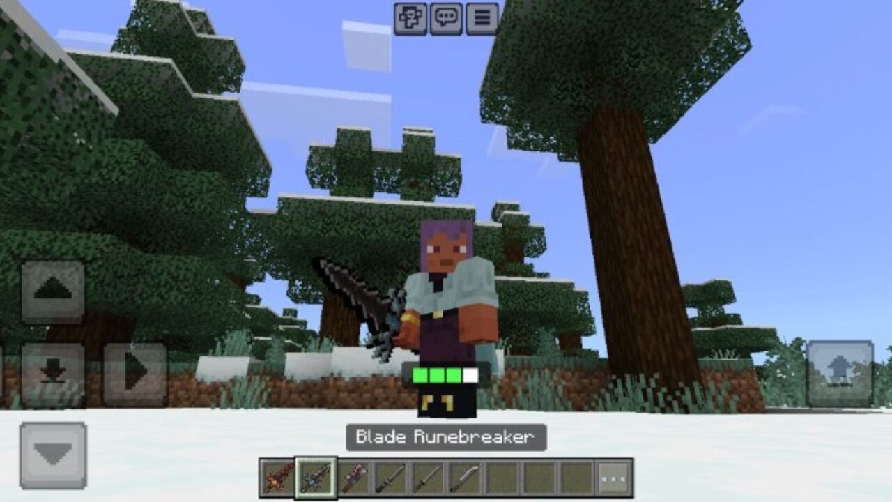 Blade from Actual Knives Mod for Minecraft PE