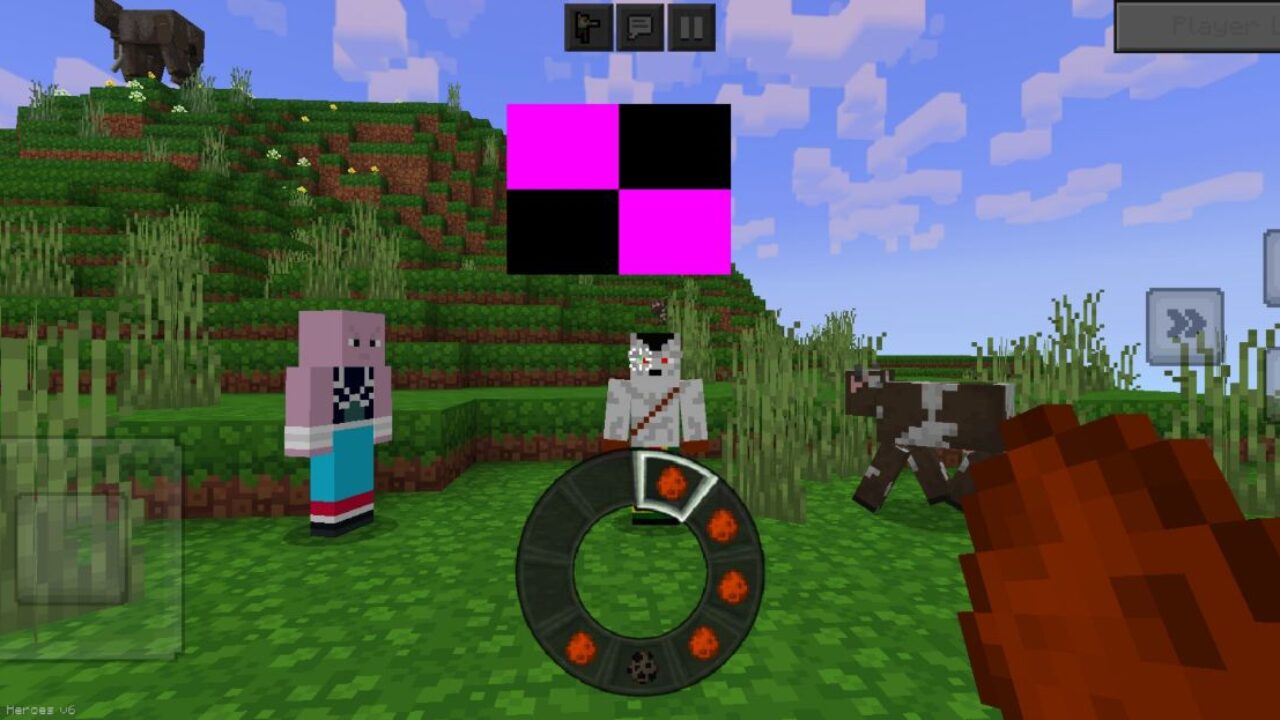 Enemies from Dragon Ball Heroes Mod for Minecraft PE