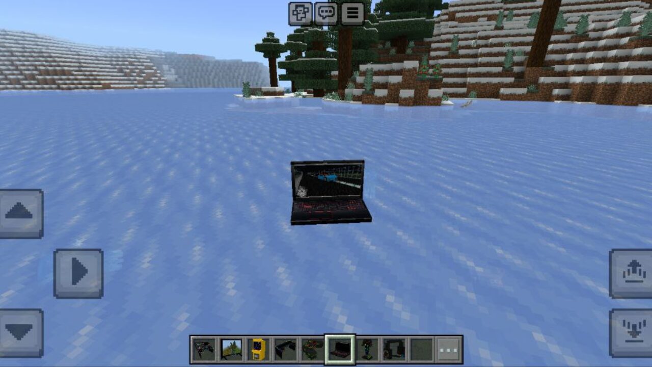 Laptop from Furniture Gaming Mod for Minecraft PE