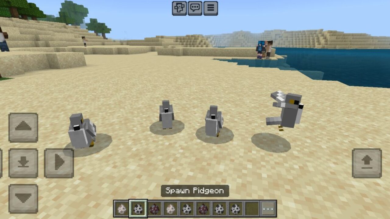 Pidgeon from City Mobs Mod for Minecraft PE