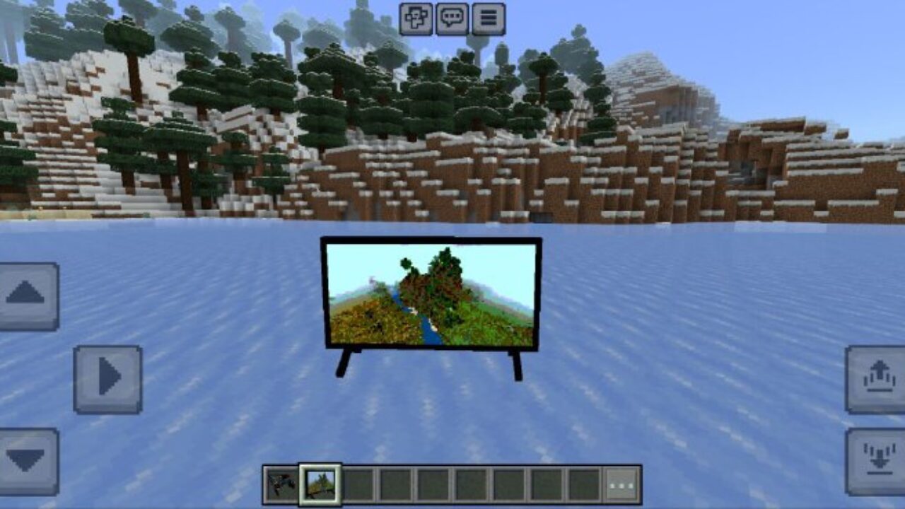 TV from Furniture Gaming Mod for Minecraft PE