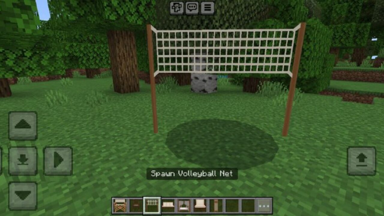 Volleyball Net from Exotic Furniture Mod for Minecraft PE