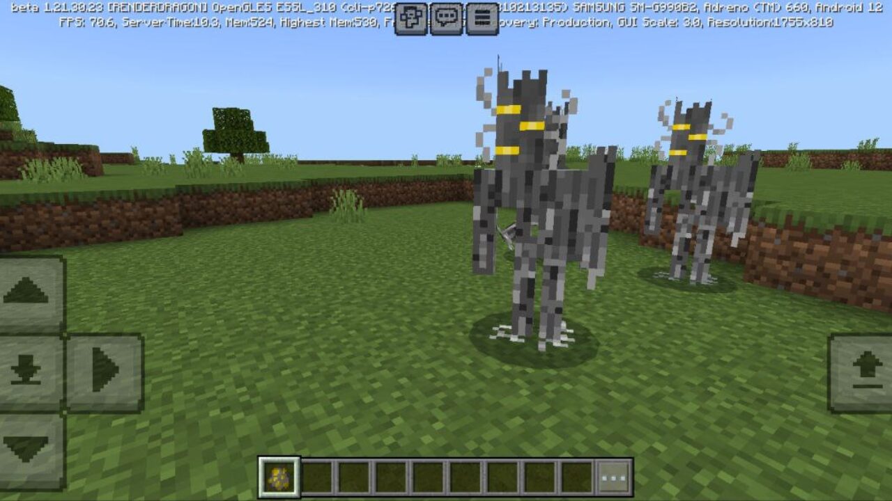 Fight from Creaking Mod for Minecraft PE