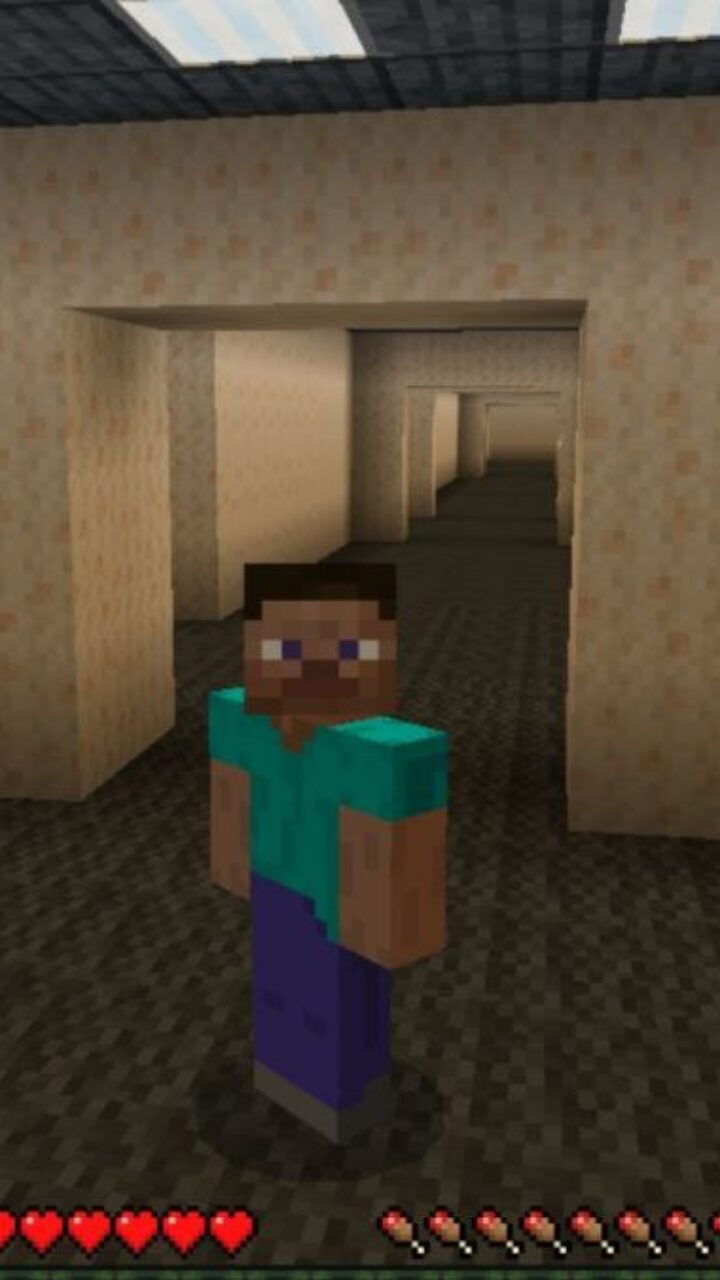 Location from Horror Backrooms Map for Minecraft PE