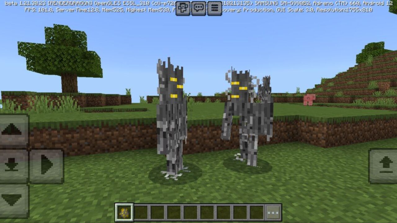 Mobs from Creaking Mod for Minecraft PE