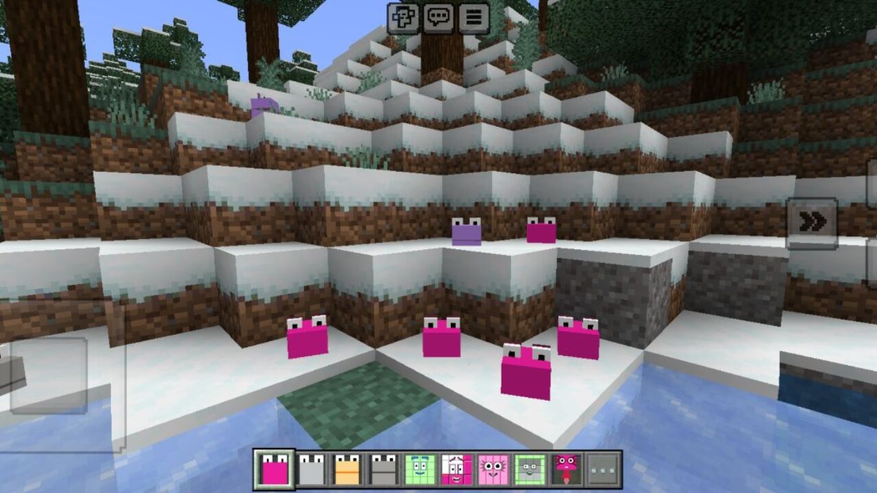 Mobs from Number Blocks Mod for Minecraft PE