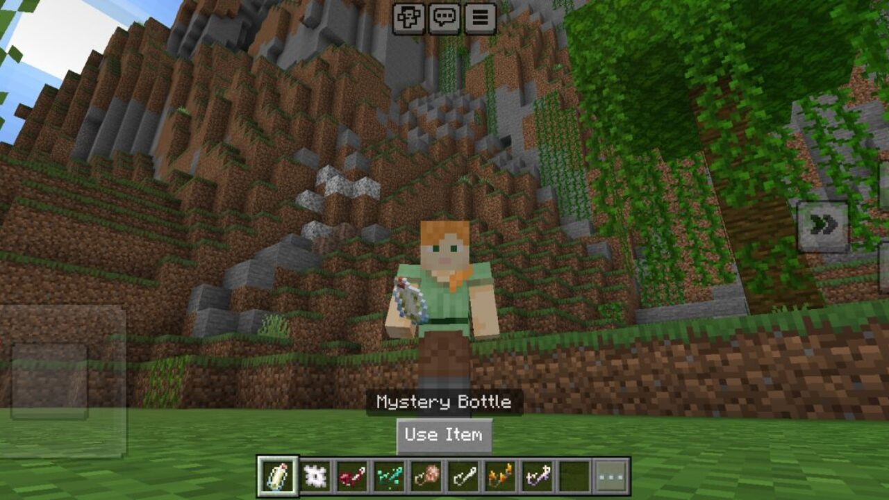 Mystery Bottle from Anglers Desire Mod for Minecraft PE