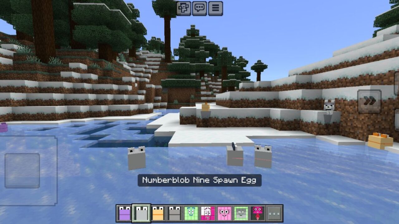 Nine from Number Blocks Mod for Minecraft PE