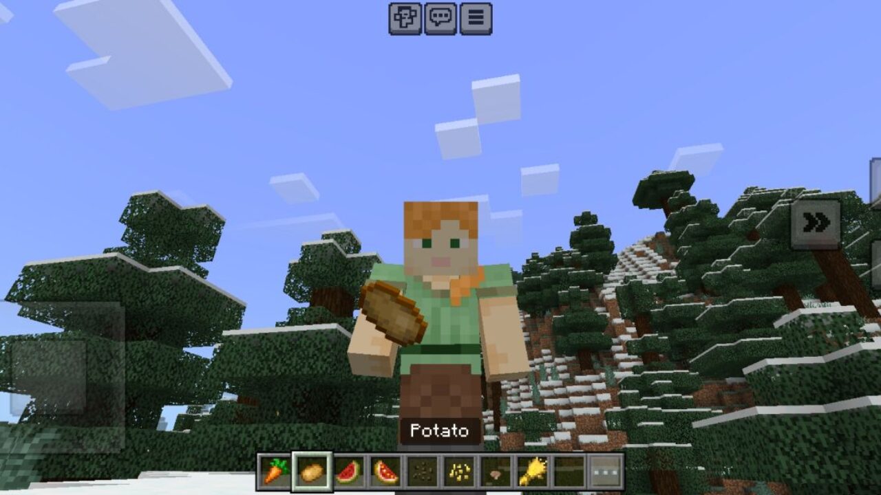 Potato from Crops Plus Texture Pack for Minecraft PE