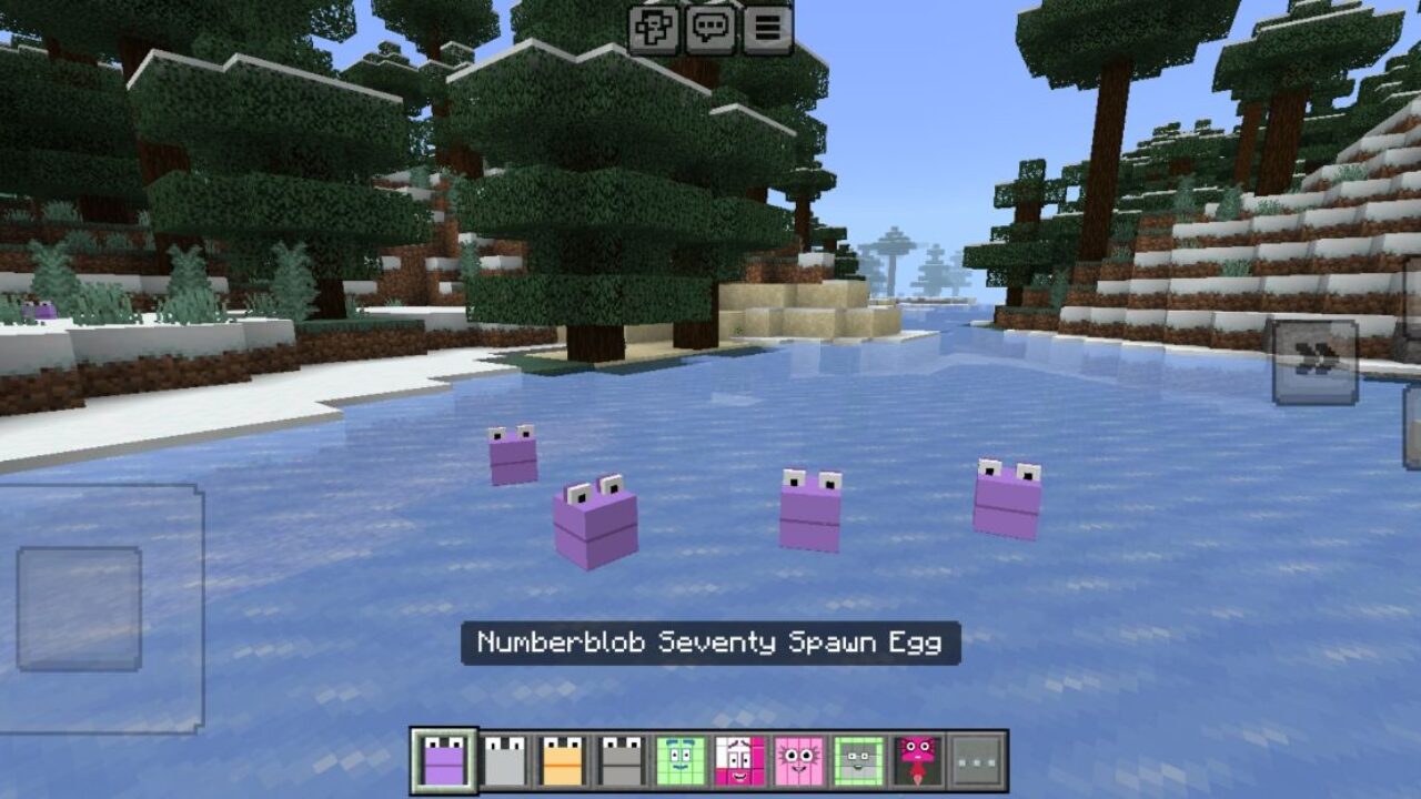 Seventy from Number Blocks Mod for Minecraft PE