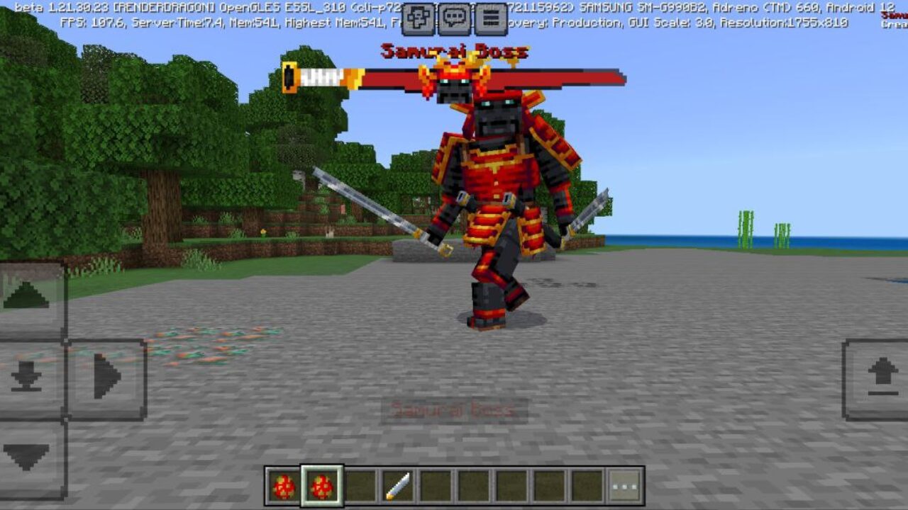 Boss from Samurai Mod for Minecraft PE