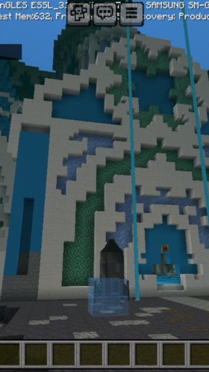 Building from Neptune Map for Minecraft PE