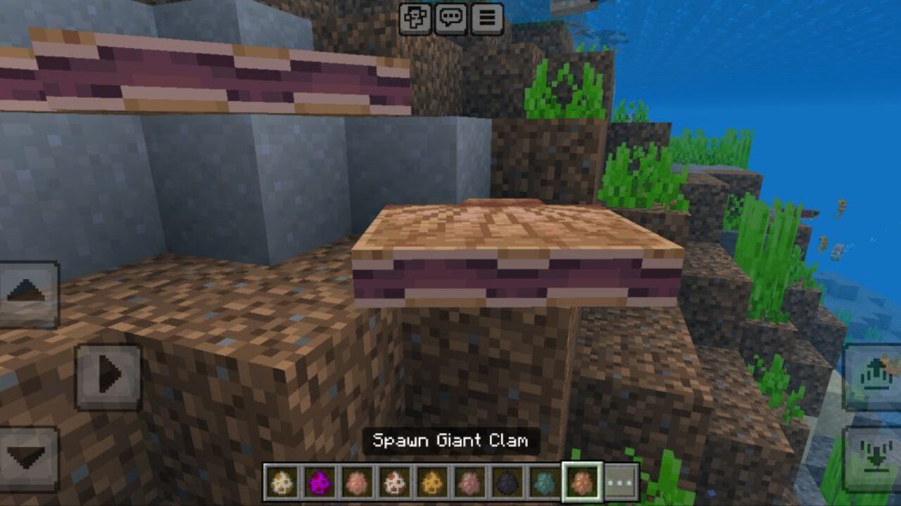 Clam from Extended Aquatic Bundle Mod for Minecraft PE