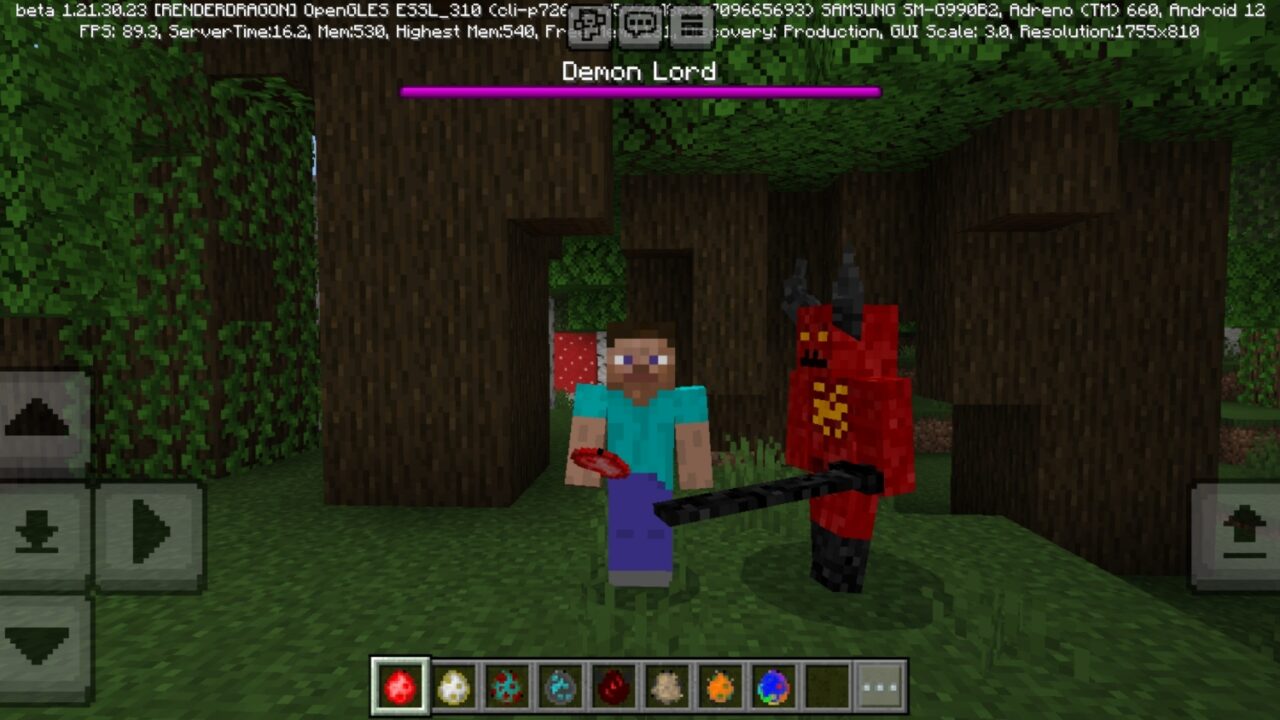 Demon from Halloween Mod for Minecraft PE