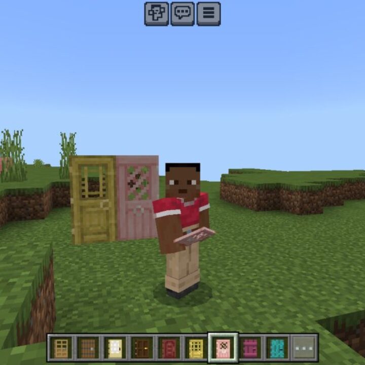 Double Doors Mod for Minecraft PE