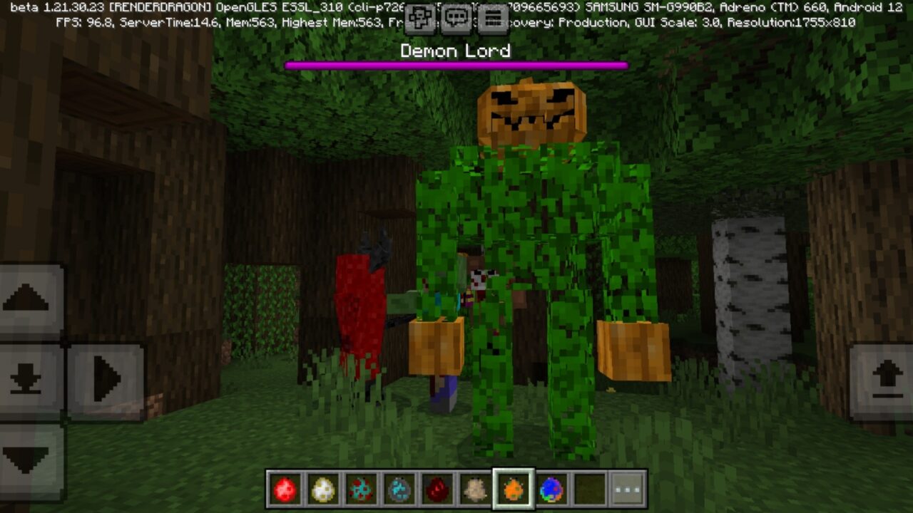 Golem from Halloween Mod for Minecraft PE