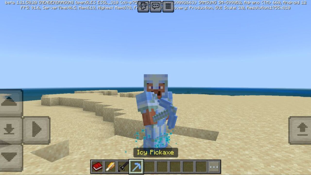 Icy from Alloys Mod for Minecraft PE