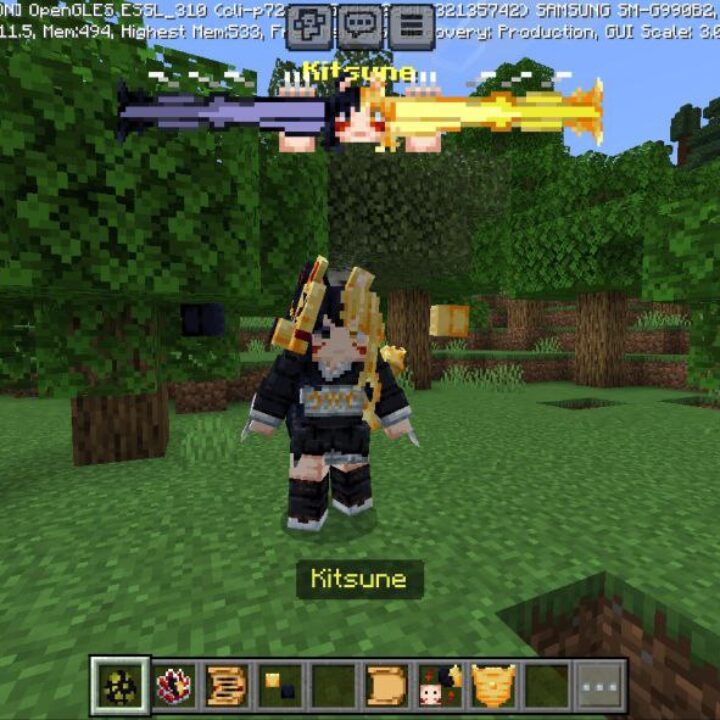 Kitsune Boss Mod for Minecraft PE