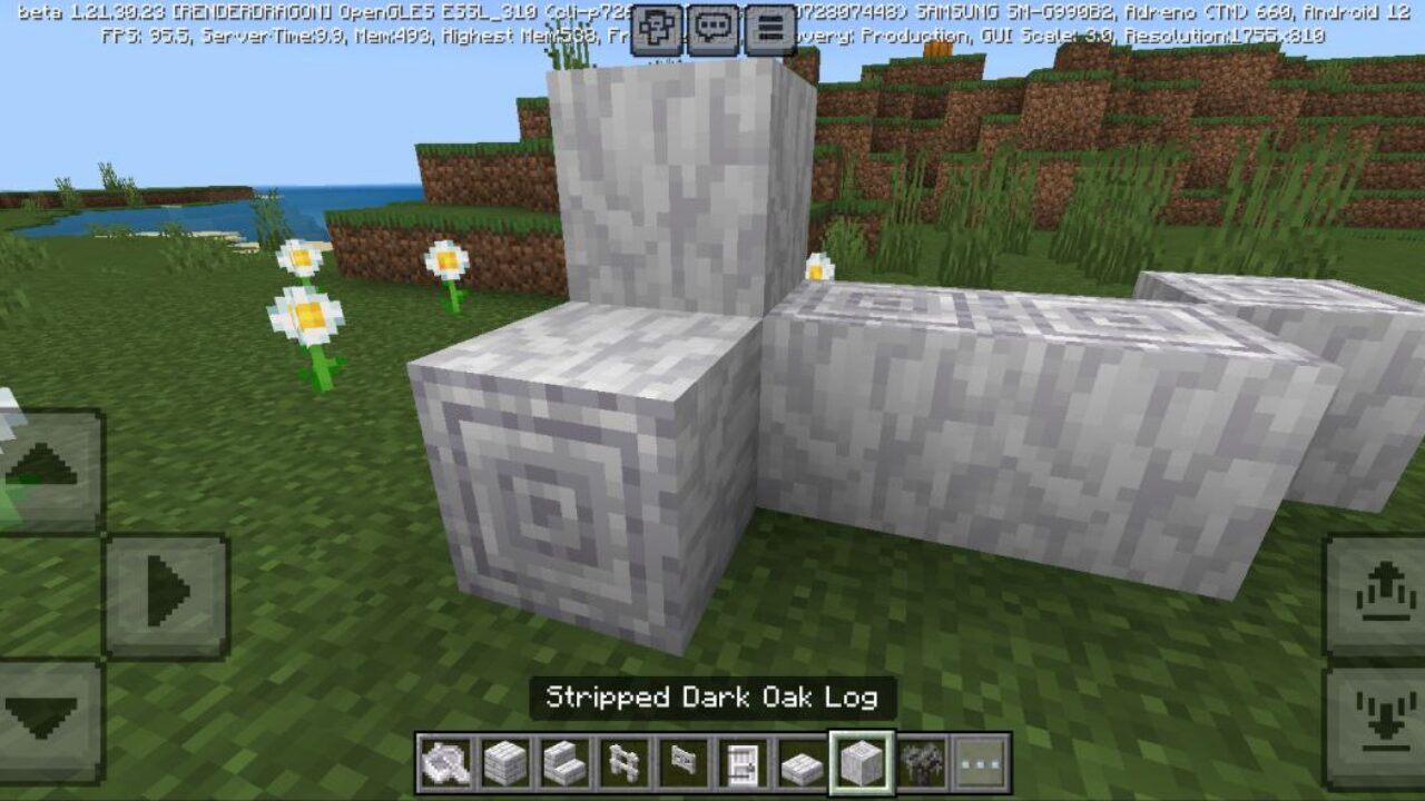 Log from Pale Garden Texture Pack for Minecraft PE