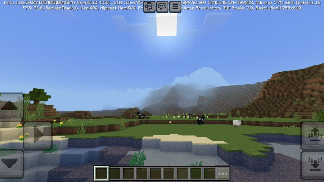 Nature from Warm Shaders for Minecraft PE